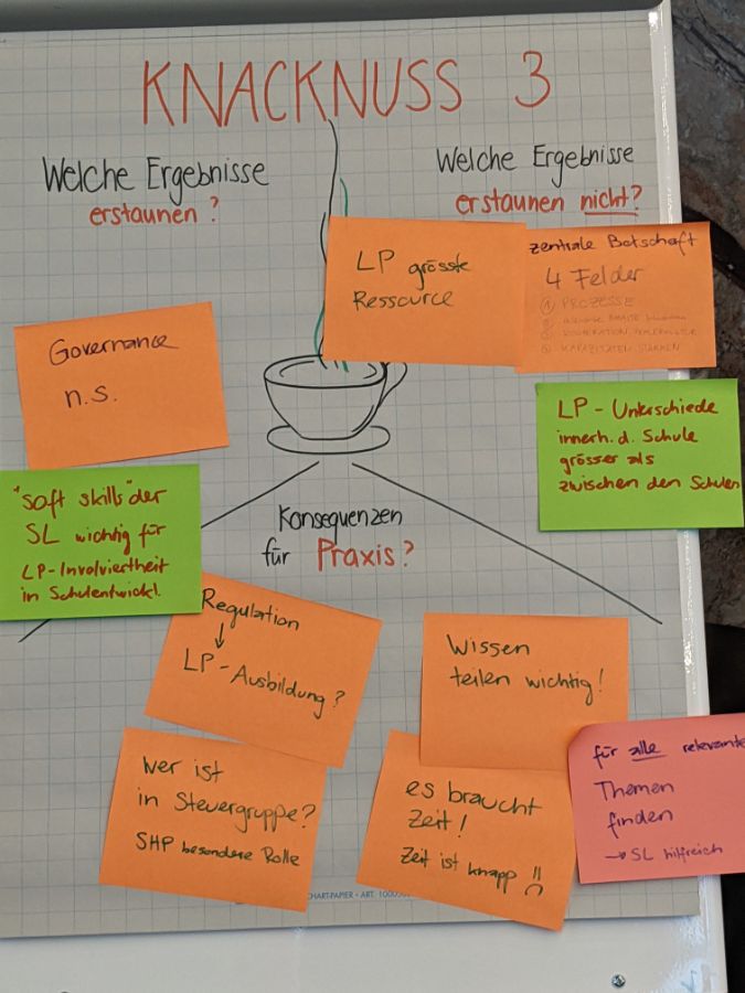 Knacknuss 3: Lehrpersonen als treibende Kraft des Wandels implementieren.